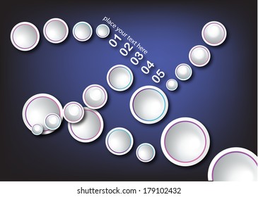 Eps10 Vector Abstract Circles infographics