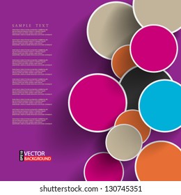 Eps10 Vector Abstract colorful Background design
