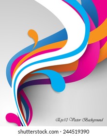 Eps10 Vector Abstract Colorful Concept Design for your business