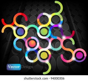 Eps10 Vector Abstract Colorful Modern Background Design