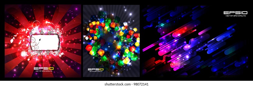 Eps10 vector abstract colorful modern background