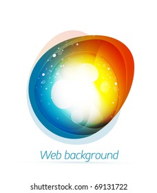 Eps10 vector abstract colorful shape