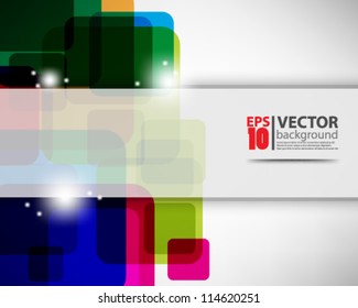 eps10 vector abstract design multicolor squares background