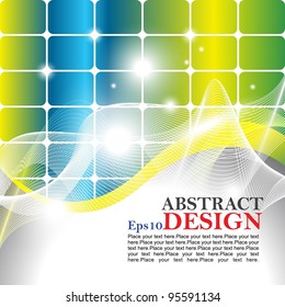 Eps10 vector abstract design with shine color full background.