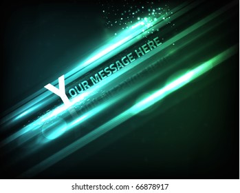 EPS10 vector abstract diagonal effect for the text of your choice on dark green-blue background with slight texture.