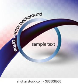 Eps10 vector abstract elegant banner with glossy circle for your text. corporate presentation concept.