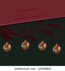 eps10 vector abstract elegant Christmas background concept design