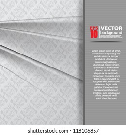 eps10 vector abstract elegant foliage seamless background with space for text