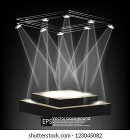 Eps10 Vector Abstract Elegant Stage background