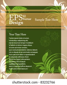 Eps10 Vector Abstract Foliage Design