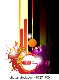 Eps10 Vector Abstract Foliage Design