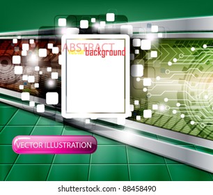 eps10 vector abstract futuristic chrome background design