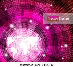 Eps10 Vector Abstract Futuristic Concept Background Design