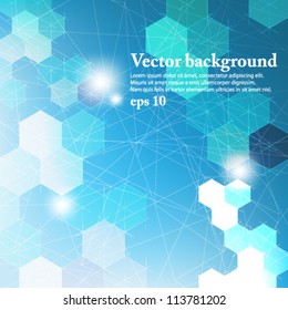 eps10 vector abstract futuristic geometrical background