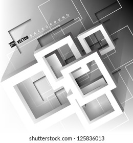 Eps10 Vector Abstract  Futuristic Geometrical  concept illustration