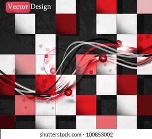 Eps10 Vector Abstract Futuristic Wave Concept Design Background