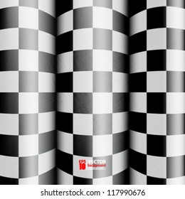 eps10 vector abstract geometric scrolled checkered racing background