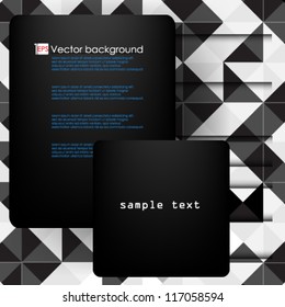 eps10 vector abstract geometrical concept background template and blank space for text