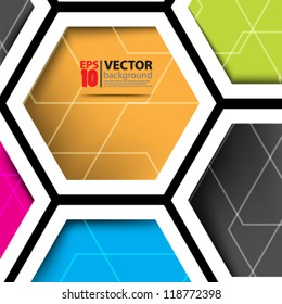 eps10 vector abstract geometrical concept background