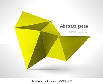 EPS10 vector abstract green design