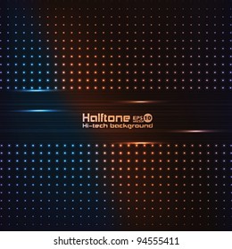 EPS10 vector abstract halftone or business card