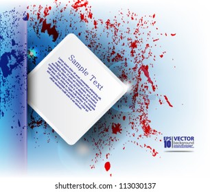 eps10 vector abstract ink splatter concept background