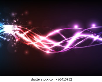 EPS10 vector abstract line background