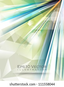 eps10 vector abstract line burst illustration