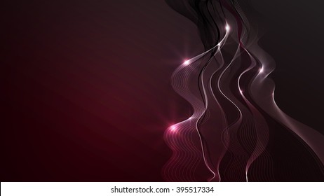 EPS10 vector abstract line design on background. pink and black