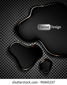 Eps10 Vector Abstract Modern Futuristic Spilled Oil Design