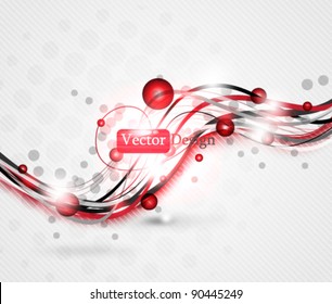 Eps10 Vector Abstract Modern Futuristic Wave Design