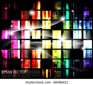 Eps10 Vector Abstract Modern Mosaic Background Design