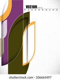 eps10 vector abstracto diseño de fondo de pancarta multicolor