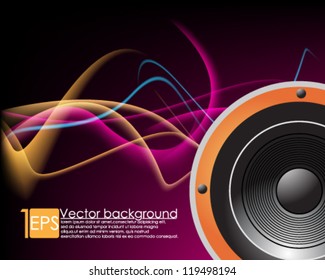 eps10 vector abstract  music background