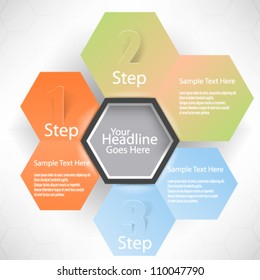 eps10 vector abstract numbered templates concept design