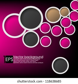 eps10 vector abstract overlapping circle concept