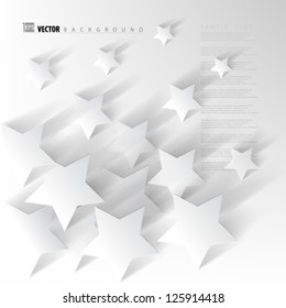 Eps10 Vector Abstract Overlapping Stars Background