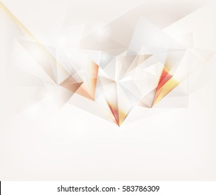 Eps10 vector - Abstract shining vector with geometric shapes and space for text