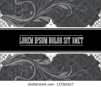 eps10 vector abstract vintage elegant swirl background