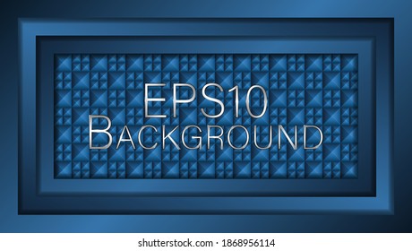 EPS10 vector background. Exceptional background composed of a multitude of pyramids with shades and shadows. A very useful resource for any use.