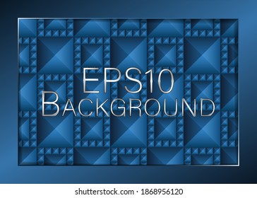 EPS10 vector background. Exceptional background composed of a multitude of pyramids with shades and shadows. A very useful resource for any use.