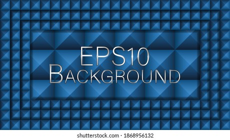 EPS10 vector background. Exceptional background composed of a multitude of pyramids with shades and shadows. A very useful resource for any use.