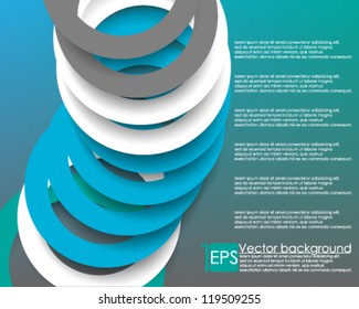 eps10 vector background overlapping circle concept
