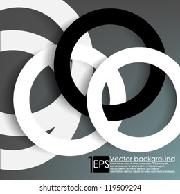 eps10 vector background overlapping circle concept
