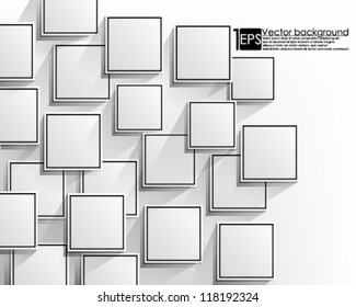 eps10 vector background Overlapping squares concept