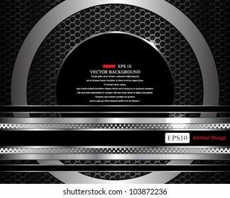 EPs10 Vector Black Gear Concept Background Design