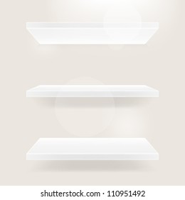 eps10 vector blank shelf background