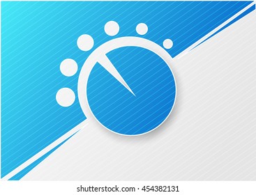 eps10 vector blue with circles abstract background illustration
