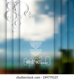 eps10 vector blurred realistic background illustration