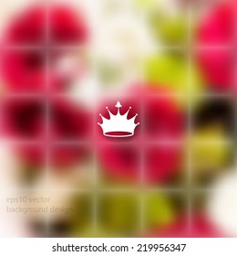eps10 vector blurry photo realistic foliage elements on transparent seamless background